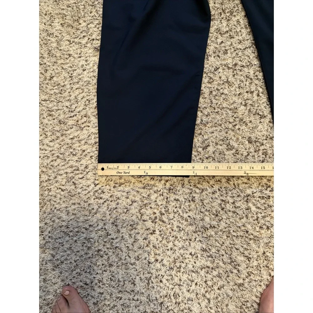 Nike NEW Straight Leg Dri Fit Blue Elastic Waist Pants Mens Sz 42x30 Hemmed